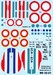 Heinkel He162 & Focke-Wulf FW190 in French colours (4 schemes)