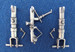 Lockheed SR72 Blackbird Landing Gear (Italeri/Testor)