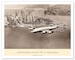 Lockheed Constellation ("Connie") - Over New York City 1950 - TWA (Trans World Airlines) Vintage metal poster