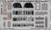 Detailset Beaufighter MkX Interior Self adhesive (Airfix)