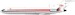 Boeing 727-200 TWA Trans World Airlines N12304 with stand