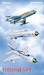 Stribrne Sipy (Silver Arrows) (Mikoyan MiG21PF/PFM/R trio)