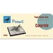 Paper display base 10,3x10,3 cm (Concrete)