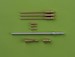 Schnellboot Typ S-100 armament gun barrels - Flak M42 3,7cm (1pcs) and Flak 38 20mm (3pcs)