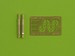 German aircraft autocannon MG FF - turned barrels and etched sights (2pcs)