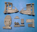 Douglas A20G/J Boston/Havoc Navigator cockpit detail set (AMT/Italeri)