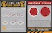 Japanese hinomaru Insignia (16 sizes, 96 Roundels)