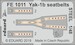 Detailset Yakovlev Yak1b Seatbelts (Zvezda)