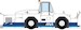 Airport Accessories ANA All Nippon WT500E Towing Tractor
