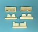 OV1 Mohawk Main Wheel wells set (For Roden)
