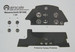 Messerschmitt BF109E Instrument Panel Decals