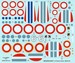Messerschmitt Bf 109, Bf110 & Me262 in French colours (4 schemes)