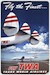 Fly the Finest - Fly TWA (Trans World Airlines) - Super Lockheed Constellation (Connie) Vintage metal poster metal sign