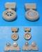 F4F-3/4 Wildcat wheels with block tread pattern
