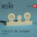 Lockheed F104(E/CF104) Starfighter Wheels set