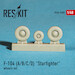 Lockheed F104A/B/C/D Starfighter Wheels set