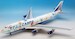 Boeing 747-400 Transaero Airlines "Flight of Hope" EI-XLK with stand
