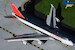 Boeing 747-400 Northwest Airlines N663US (polished 1980s livery) flaps down