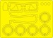 Suchoi Su-15TM Flagon F Airbrush Masks - BASIC - (Trumpeter)