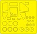 Kamov Ka50 Black Shark Airbrush Masks - BASIC - (Hobby Boss)