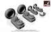 Suchoi Su30/Su25 Flanker wheel set -weighted-
