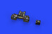 Kawasaki Ki61-Id Hien "Tony" Löök Instrument Panel and seatbelts (Eduard)