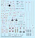 Stencils & markings Mirage 2000 B, C, D, N & -5
