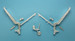 F2A Buffalo Landing Gear (Tamiya)