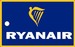 Bagagetag with Ryanair on one side and writable backside, including metal wire