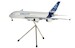 Airbus A380 AIrbus Industrie Snap fit with Tripod stand and gears