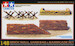 Military Miniature Vehicle Brick wall, Sandbag & barricade set