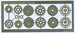 Mikoyan MiG15/17 Wheel disks (Trumpeter)
