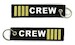 Keyholder with CREW 4-bar (gold)