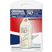 Keychain made of real aircraft skin: Boeing 747-400 G-CIVE British Airways (white)