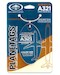 Keychain made of real aircraft skin: Airbus A321-200 Vietnam Airlines VN-A347 (teal)