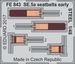Detailset Se5A Seatbelts early -Steel- (Eduard)