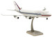 Boeing 747-400ERF ROKAF, Korean Air Force 10001 with stand and gears