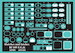 Detailset Messerschmitt BF109F/G/K latches and hatches (Eduard)