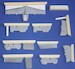 B25J Mitchell Control surfaces (Revell/Hasegawa)