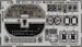 Detailset B-24D Liberator cockpit interior Self adhesive (Monogram/revell kits)