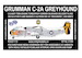 Grumman C-2A Greyhound (VRC-30 Providers, Red Flame, USS Nimitz) Hasegawa