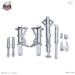 F4E/EJ/F/G Phantom Metal landing gear legs