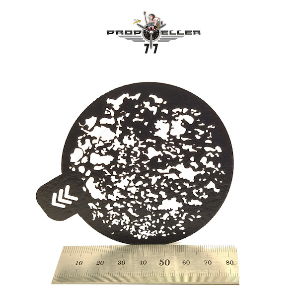 Circle template, Airbrush stencils for spraying stains prp006