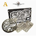 Airbrush template set, Airbrush stencils for spraying stains SET A