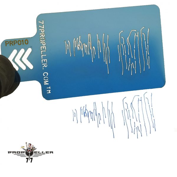 Mini Airbrush template, Airbrush stencils for spraying stains prp010