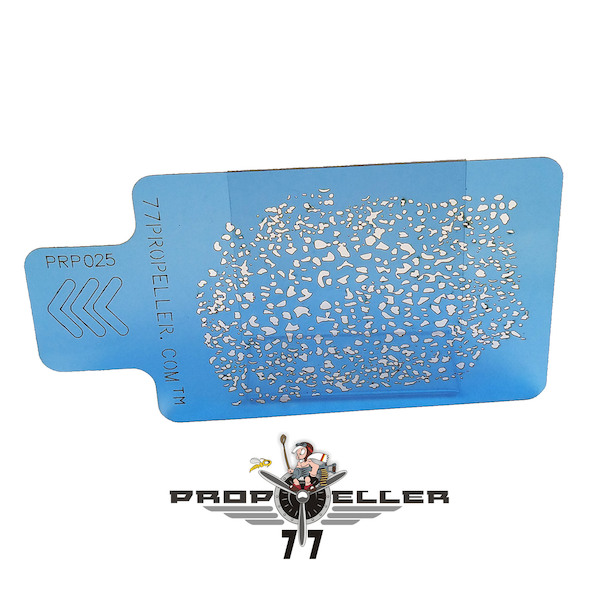 Airbrush stencils for spraying fine details PRP025