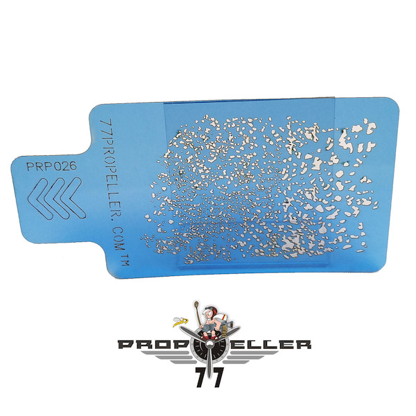 Airbrush stencils for spraying fine details PRP026