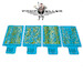 Set of 4 Airbrush mini templates, Airbrush stencils for spraying wood Structure Set 7 prp034