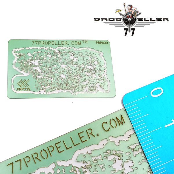 Airbrush template small – 65 mm x 35 mm – Airbrush Stencils for spraying stains prp039