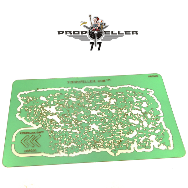 Medium template - Airbrush for spraying stains prp040